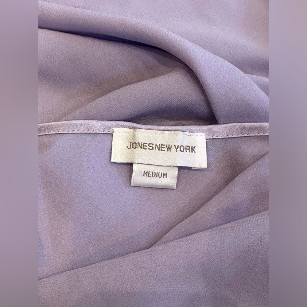 Jones New York Purple Slip Lingerie with Satin Detailing - Picture 5 of 5